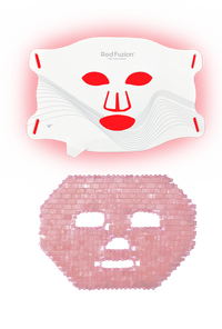 CrystalFuzion™ Rose Quartz Face Mask & RedFuzion™ LED Face Mask Bundle