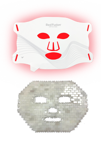 CrystalFuzion™ White Jade Face Mask & RedFuzion™ LED Face Mask Bundle