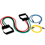 Fitness Resistance Tube Handles & Tubes